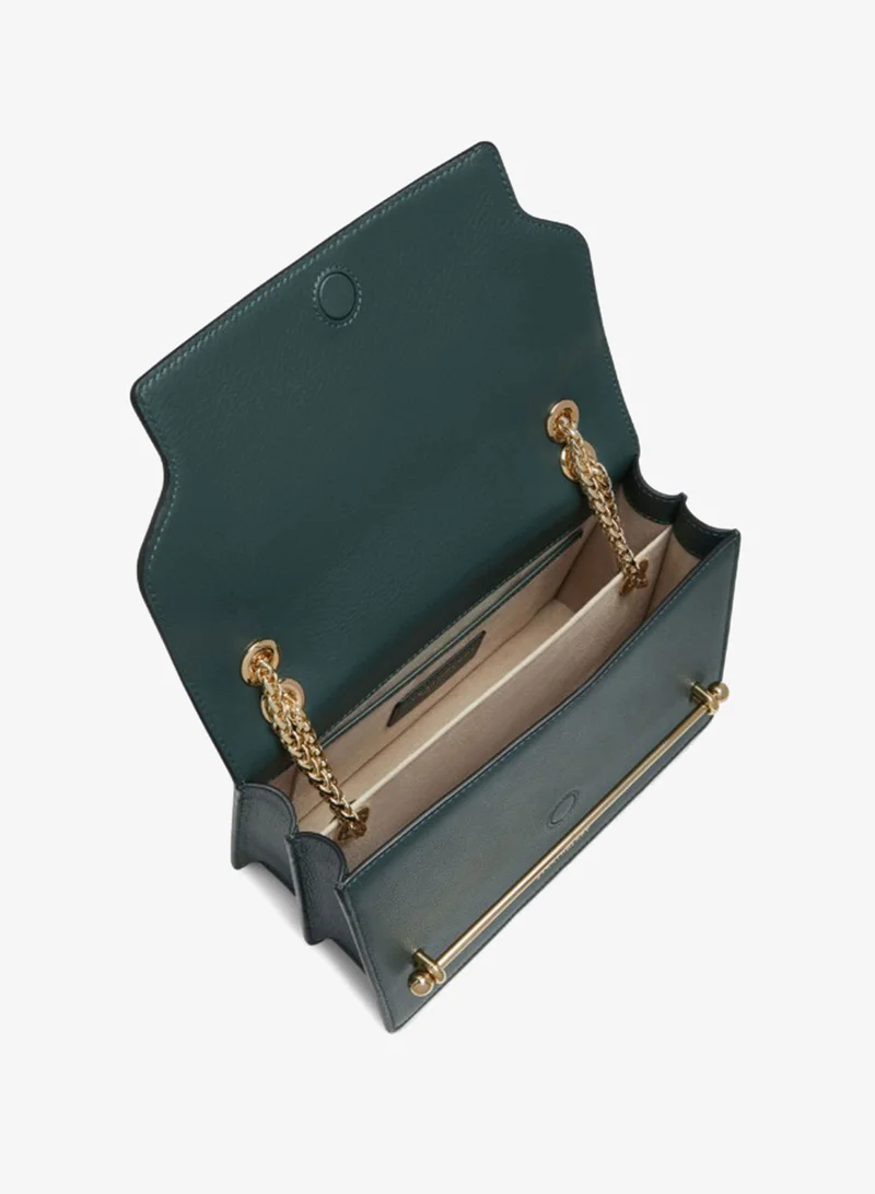 Strathberry  Logo Embossed Leather Top Handle Bag for Women | Best Price UAE